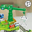 Дитячий інтерактивний набір трек шахтарська Копальня з краном 2 вагонетки підйомник Гра видобуток корисних копалин, фото 3