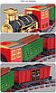Інтерактивна іграшкова залізниця 190 предметів для розвитку дітей Поїзд із вагонами пара звук світло, фото 5