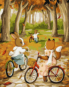 Картина за номерами Для дітей. Осіння прогулянка 40*50 см Ідейка KHO 6539