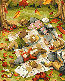 Картина за номерами Для дітей. Книжковий клуб 40*50 см Ідейка KHO 6542