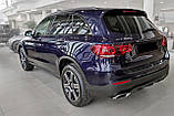 Захисна накладка "Strong Edition" на задній бампер для Mercedes-Benz GLC 1 X253 2015-2022 /чорна нерж.сталь/, фото 10