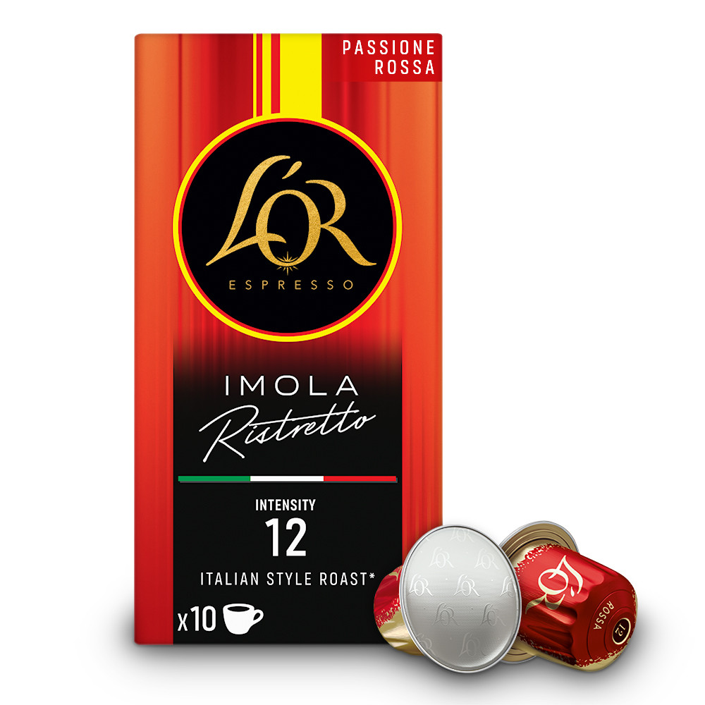 Кава в капсулах Nespresso L’OR Passione Rossa Ristretto Imola FERRARY Edition 10 капсул