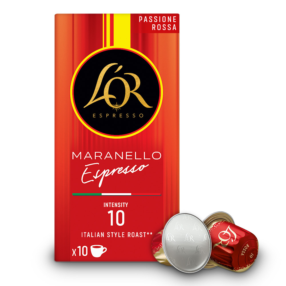 Кава в капсулах Nespresso L’OR Passione Rossa Espresso Maranello FERRARY Edition 10 капсул