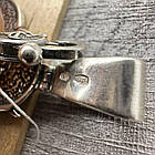 Срібний комплект кулон ЗСУ і плотний шовковий шнурок зі срібними вставками 925 проби, фото 8