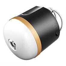 Ліхтар кемпінговий Camping Light M1 + Powerbank 7200 mAh / 5 режимів / магніт / гачок / IP65 / Type-C Black