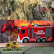 Пожежна машина на радіоуправлінні STOP-FIRE | Машинка ДСНС на пульті радіокерування | на акумуляторі, фото 3