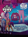 Піжама (кофта і штани) на дівчинку р.110-116, 5-6 років, 15571, My little Pony, без утеплення, фото 2