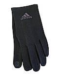 Сенсорни Трикотаж із фліс рукавички чоловічі ADIDAS только оптом, фото 2