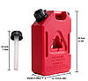 Компактна пластикова каністра для палива з носиком-лійкою (4 літри), фото 6