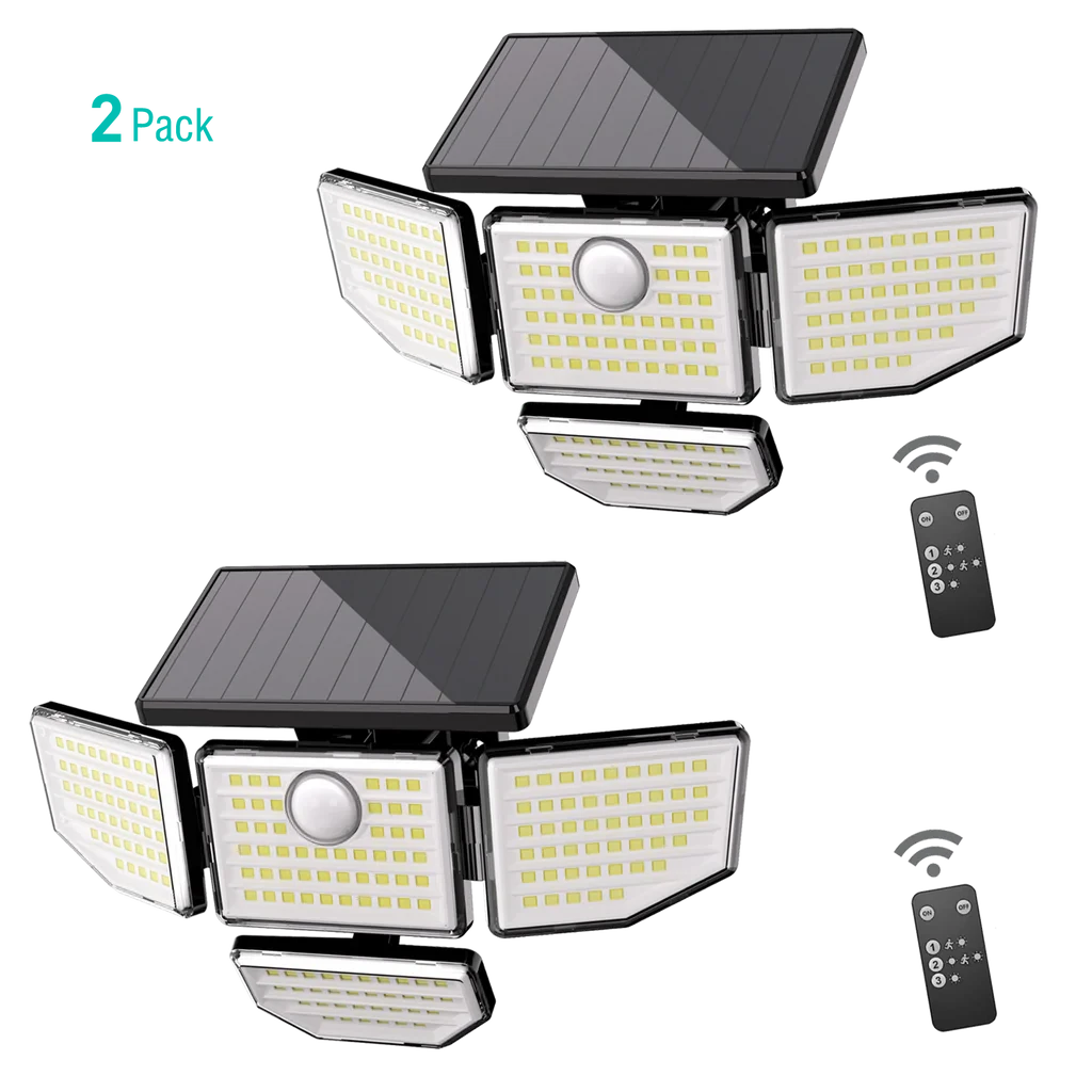 Сонячний вуличний світильник (2 шт., фото 1