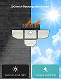 Сонячний вуличний світильник (2 шт., фото 5