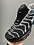Чоловічі спортивні кросівки Nike Air Max Tn Blue/Black/White (чорні з блакитним) повсякденні NK715 Найк vkross, фото 9