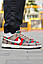 Чоловічі спортивні кросівки Nike Dunk low «Freddy Krueger» (зелено-червоні з бежевим) повсякденні 1182 Найк vkross, фото 3