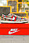 Чоловічі спортивні кросівки Nike Dunk low «Freddy Krueger» (зелено-червоні з бежевим) повсякденні 1182 Найк vkross, фото 5