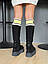 Жіночі комбіновані уги UGG Sweater Letter Boots Black (чорні) модні зимові черевики 1430 Уги vkross, фото 3