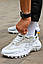 Чоловічі кросівки Reebok Zig Kinetica 2.5 Edge White (білі) повсякденні кросівки 1152 Рибок vkross, фото 11