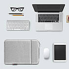 Сумка для ноутбука HAWEEL HWL7019 12.5-13.5" сіра, фото 2