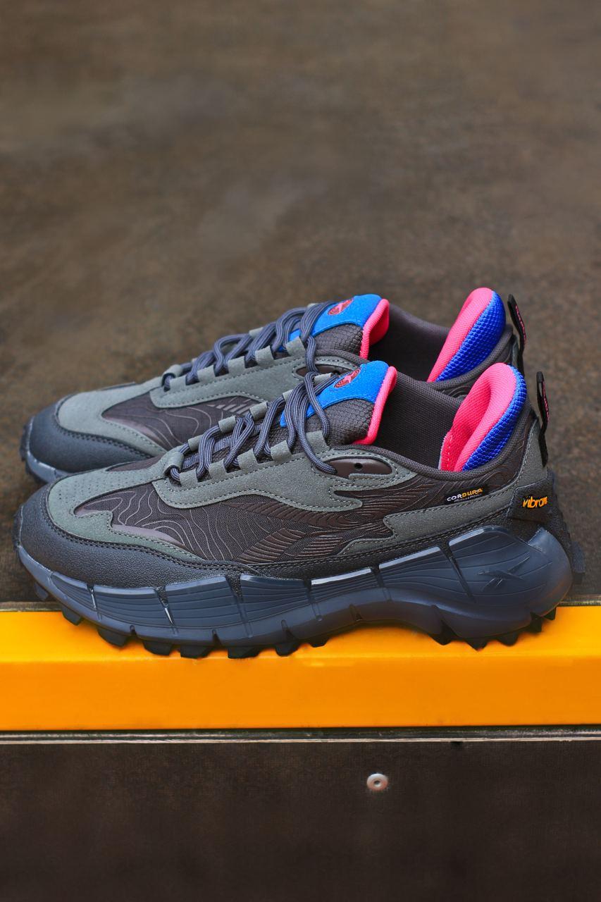 Чоловічі кроси Reebok Zig Kinetica 2.5 Edge Black/Pink (чорний з рожевим) спортивні 1151 Рибок vkross