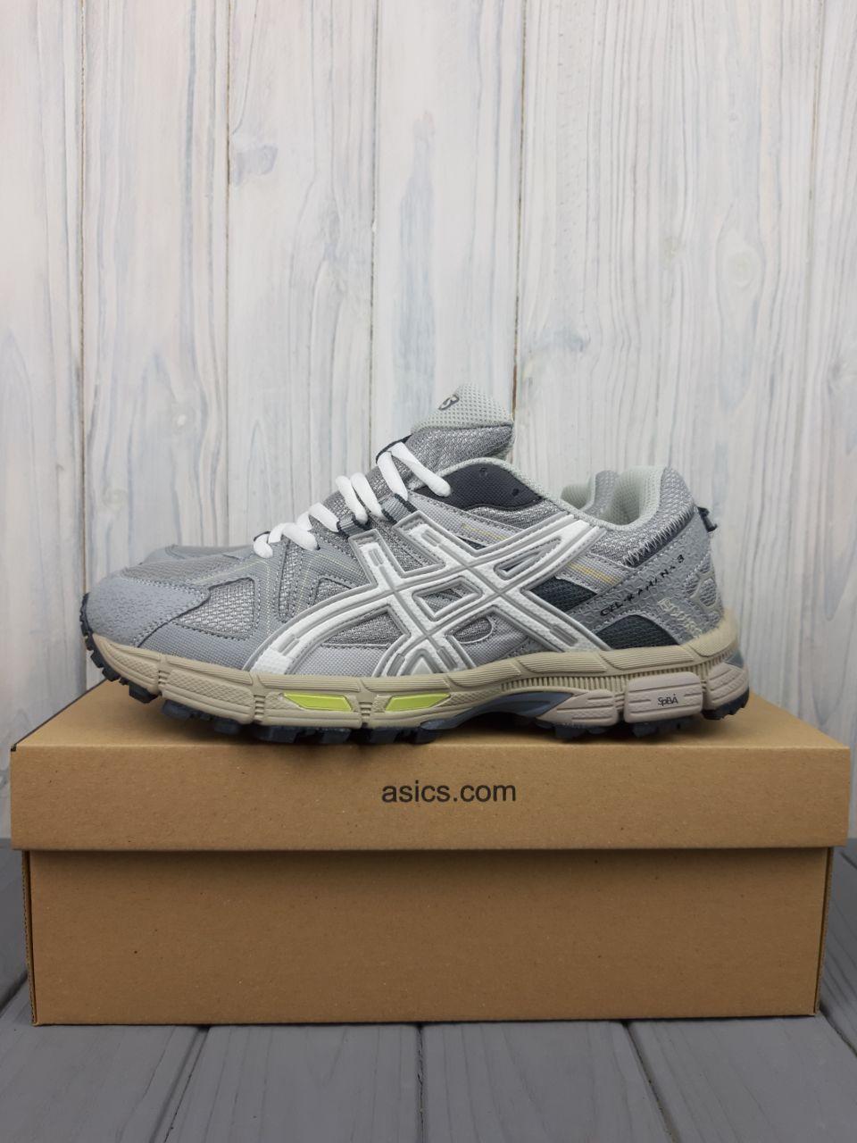 Чоловічі повсякденні кросівки Asics Gel-Kahana 8 Grey Beige (сірі з бежевим) спортивні кросівки 6412 Асікс vkross