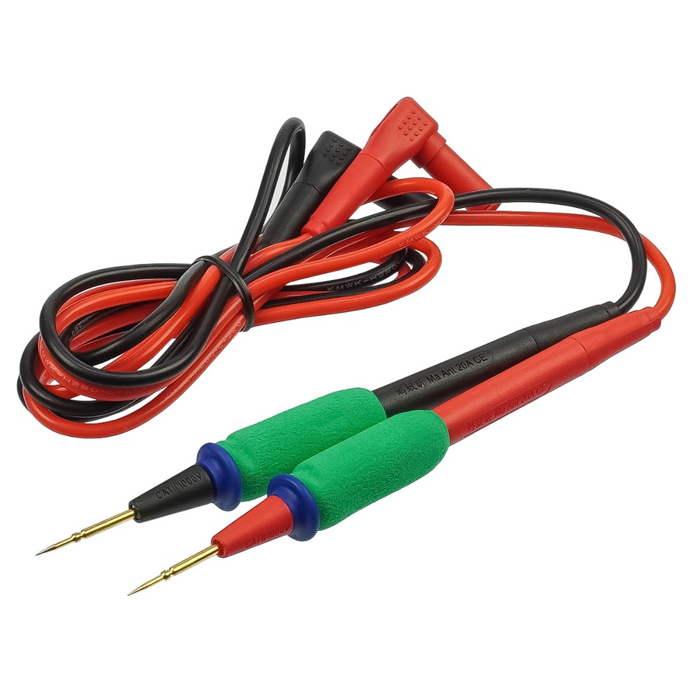 Щупи для мультиметрів MaAnt P22A, 1000V, 20A, високоякісні зі знімними тонкими наконечниками (0,1 мм), фото 1