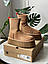 Жіночі високі уги UGG Classic Dipper Boot Chestnut (бежеві) модні зимові черевики 1426 Уги vkross, фото 3