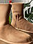 Жіночі високі уги UGG Classic Dipper Boot Chestnut (бежеві) модні зимові черевики 1426 Уги vkross, фото 9