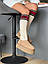 Жіночі низькі уги UGG Sweater Letter Boots Chestnut (бежеві) модні зимові черевики 1429 Уги vkross, фото 3