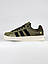 Чоловічі спортивні кроси Adidas Campus 00S Orb Green Carbon Herren (зелені з чорним) стильні AD221 Адідас vkross, фото 5