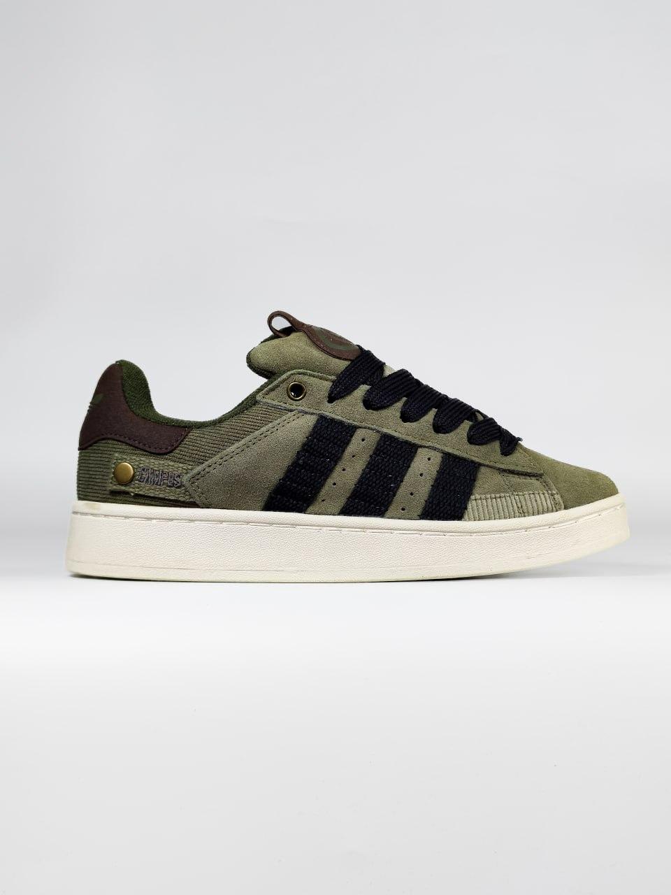 Чоловічі спортивні кроси Adidas Campus 00S Orb Green Carbon Herren (зелені з чорним) стильні AD221 Адідас vkross