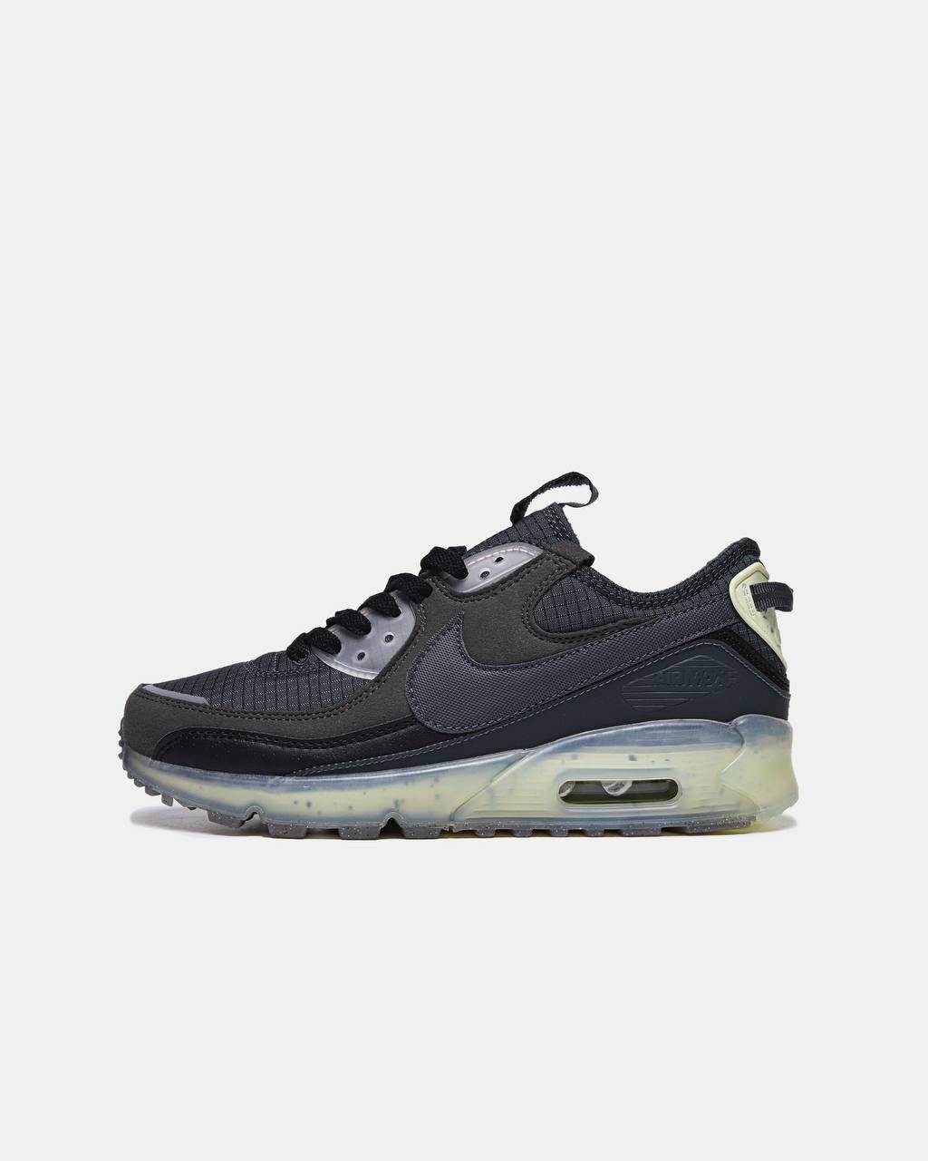 Чоловічі кросівки Nike Air MAX 90 Terracape Black Lime (чорні) стильні кросівки ntc1 Найк vkross