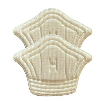 Парні вставки для взуття (11,5×8см), Білий / Зап'яточники для взуття / Вкладиші для п'ятки