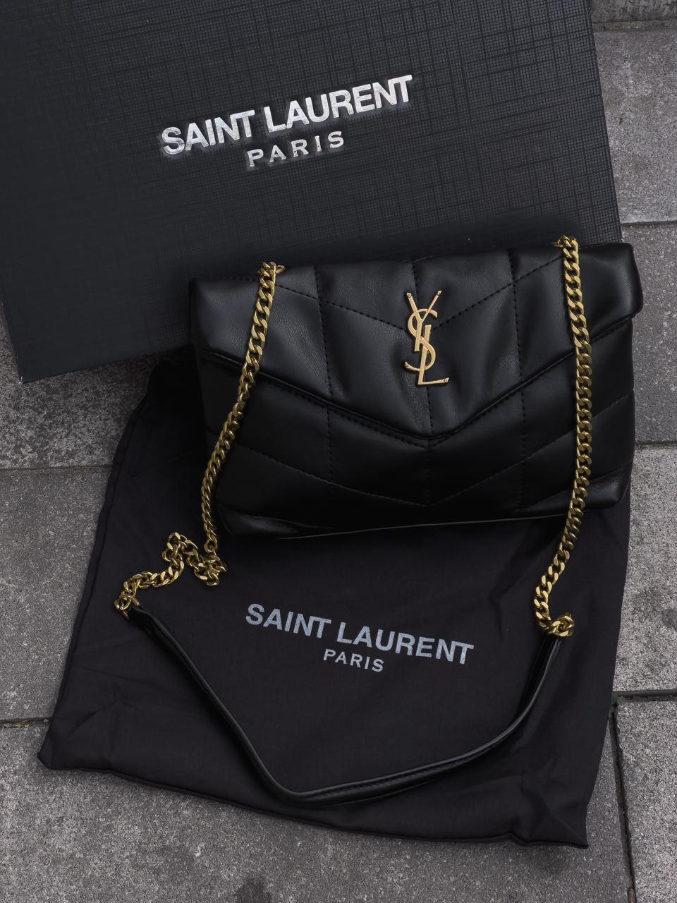 Жіноча сумка Yves Saint Laurent (чорна) красива елегантна повсякденна сумочка PR0051 vkross