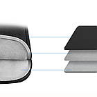 Сумка для ноутбука HAWEEL HWL7016B 15-16.7" чорна, фото 5