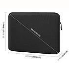 Сумка для ноутбука HAWEEL HWL7016B 15-16.7" чорна, фото 6
