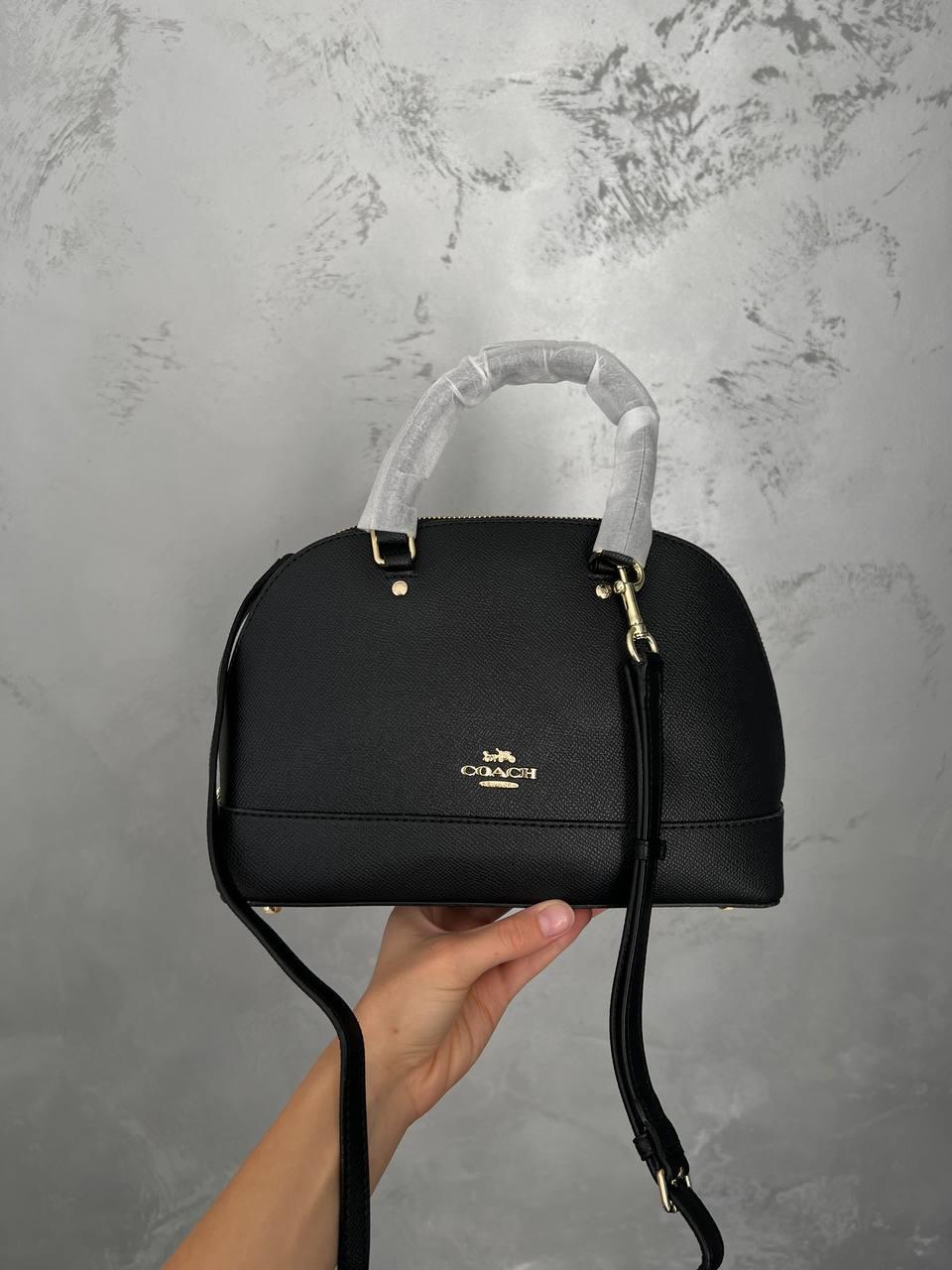 Жіноча сумка Coach (чорна) модна гарна повсякденна сумочка PR0066 vkross, фото 1