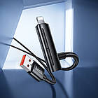 Кабель Hoco U135 2в1 USB to Lightning/ Type-C 1.2m black, фото 8