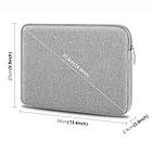 Сумка для ноутбука HAWEEL HWL7014 12.5-13.5" сіра, фото 6