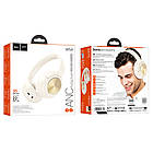 Наушники накладные Hoco W54 milky white, фото 4