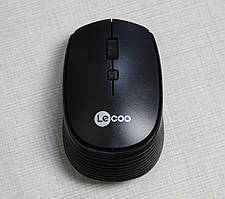 Мишка миша бездротова Lenovo Lecoo WS202 800-1200-1600dpi чорна, фото 3