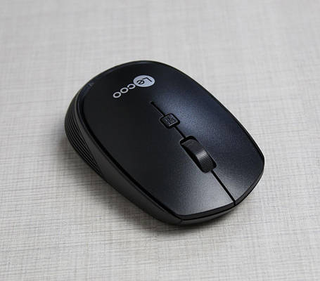 Мишка миша бездротова Lenovo Lecoo WS202 800-1200-1600dpi чорна, фото 1