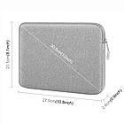 Сумка для ноутбука HAWEEL HWL7013 11" сіра, фото 6