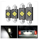 Led лампа C5W 36мм 12-24v 3w для підсвічування номерів/салону/багажника, фото 3