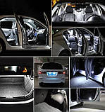 Led лампа C5W 36мм 12-24v 3w для підсвічування номерів/салону/багажника, фото 4