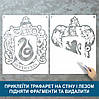 Трафарет для фарбування, Йода, одноразовий з самоклеючої плівки 115 х 120 см, фото 4