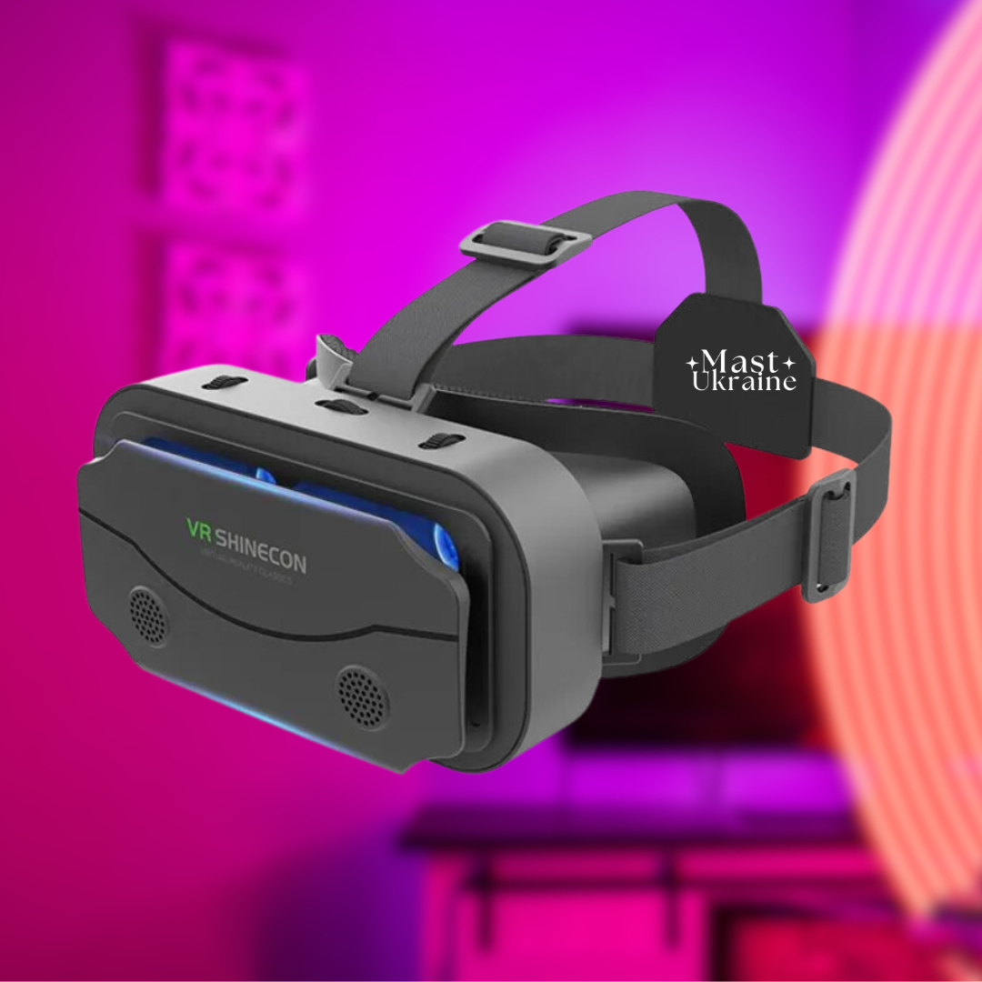 Окуляри віртуальної реальності VR SHINECON з регулюванням міжзіничної відстані SC-G13-Black
