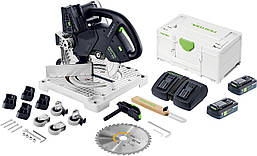 Акумуляторна торцювально-усовочна пила SYMMETRIC SYMC 70 EBI-Plus Festool 577464