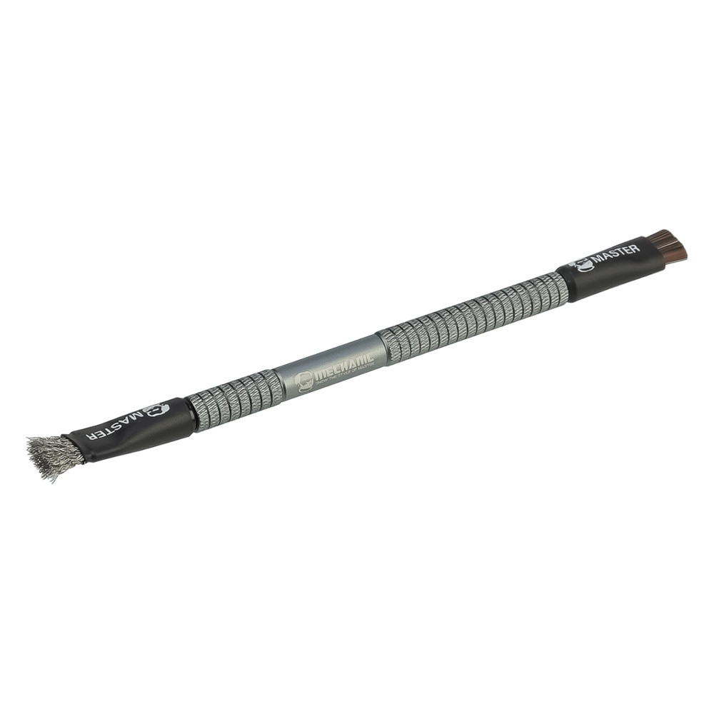 Щітка Mechanic Glue removal brush, двостороння з нейлоновим і сталевими ворсом, фото 1
