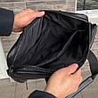 Чоловіча сумка для ноутбука документів офісна через плече чорна екошкіра Nout diplomat 3.0, фото 8