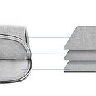 Сумка для ноутбука HAWEEL HWL7019 12.5-13.5" сіра, фото 5