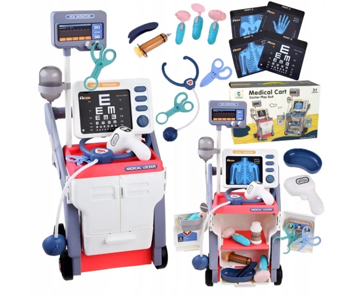 Ігровий набір для маленького лікаря медичний центр багато предметів звук світло ллється вода 927, фото 1